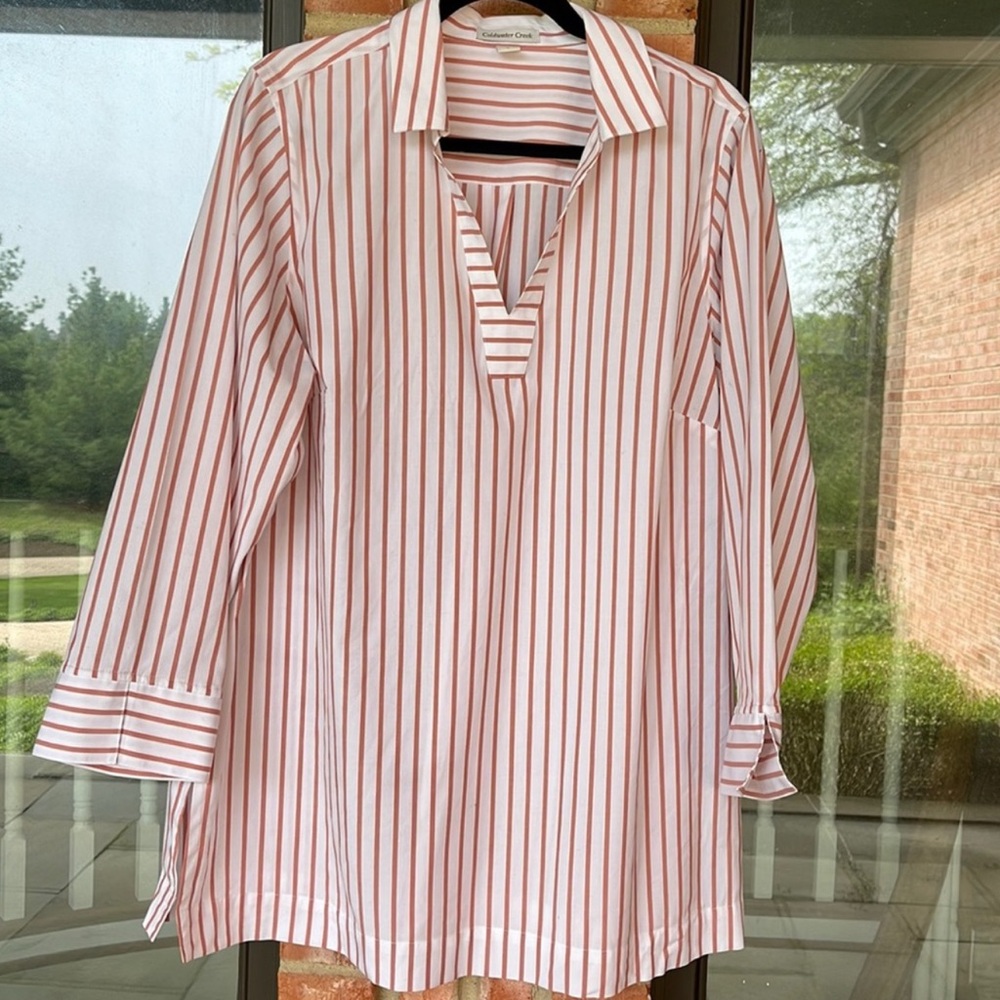 Coldwater Creek stripe tunic